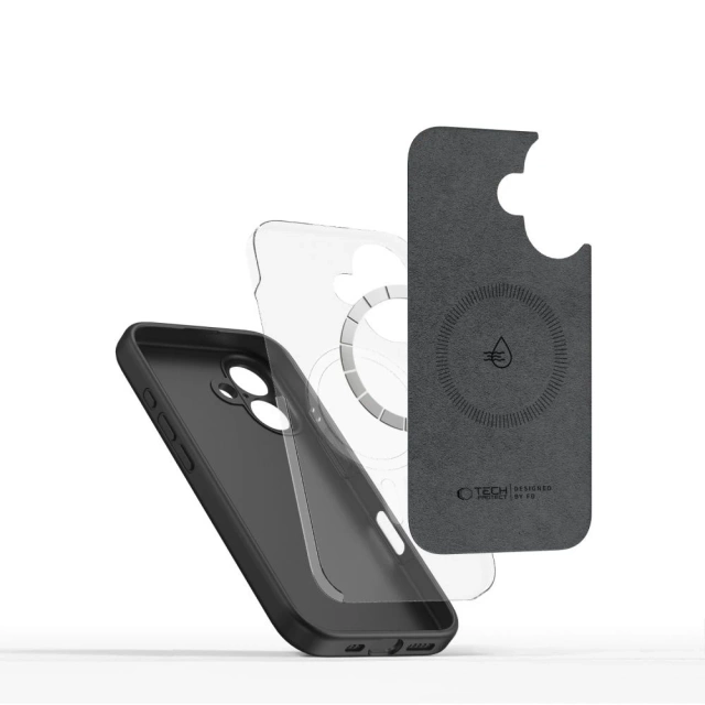 Чохол Etui Tech-Protect для MagSafe для iPhone 16, чорний