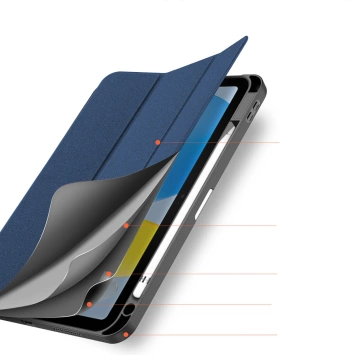 Puzdro Dux Ducis Domo na iPad 10,9'' 2022 (10 gen.) inteligentný kryt stojanček modrý