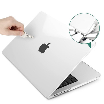 Жорсткий чохол Alogy для Apple Macbook Pro 14 2021 A2442 Прозорий