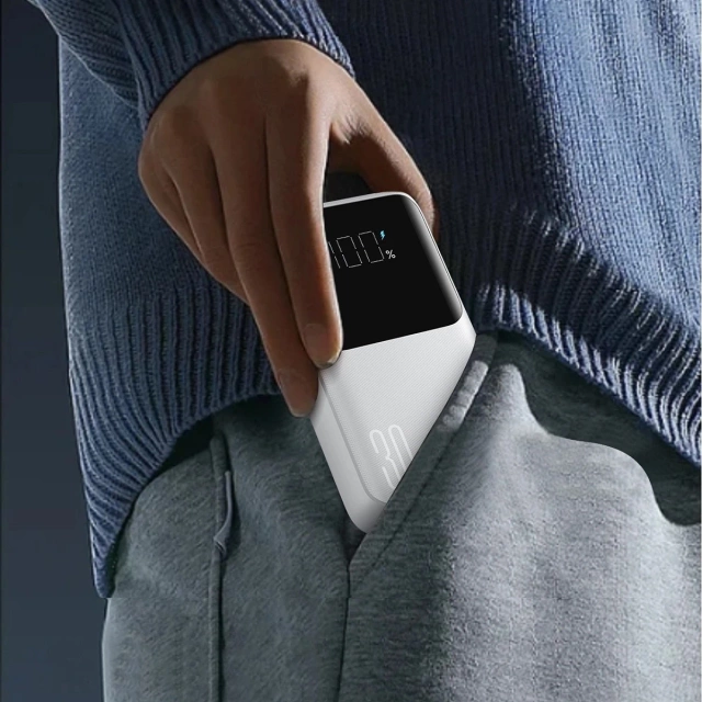 Зовнішній акумулятор Joyroom JR-PBC06 30W 10000mAh з кабелями Lightning та USB-C