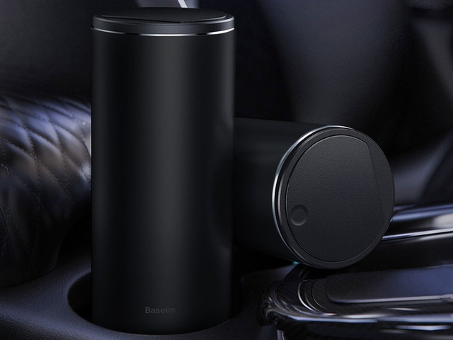 Basues Car waste bin 500ml mini car waste bin with a lid