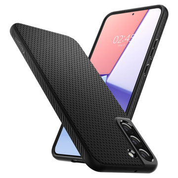 Puzdro Spigen Liquid Air pre Samsung Galaxy S22 Matte Black Glass