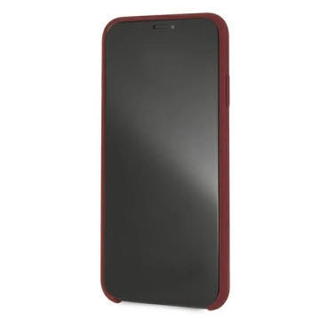 Ochranné puzdro Mercedes MEHCI65SILRE pre Apple iPhone XS Max červené/červené pevné puzdro Silicone Line