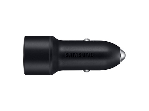 Original Samsung EP-L1100NBEGWW 2x USB Car Charger Black