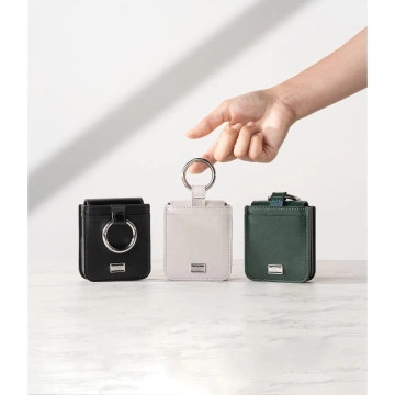 Ringke signature folio galaxy z flip 4 tmavě zelená