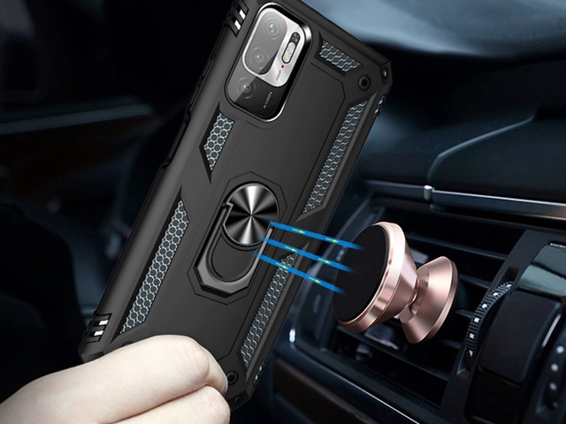 Etui pancerne Alogy Stand Armor Ring für Xiaomi Poco M3 Pro/ Redmi Note 10 5G