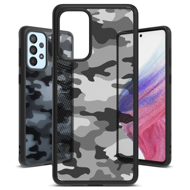 Púzdro Ringke Fusion Matte tpu s rámom pre Samsung Galaxy A73 black