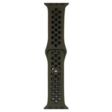 Remienok na inteligentné hodinky Beline Sport Silicone pre Apple Watch 42/44/45/49 mm hnedá/čierna hnedá/čierna