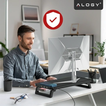 Pouzdro pro Apple iPhone 16 Pro Max Alogy MagSafe Hybrid Matte Case Matte Cover with Lens Protection Black