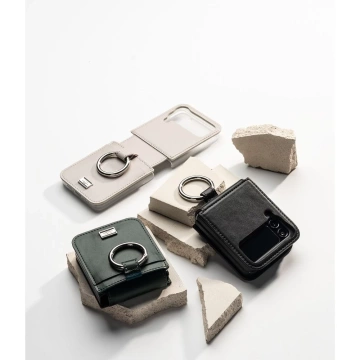 Ringke Signature Folio Galaxy Z Flip 4 dunkelgrün