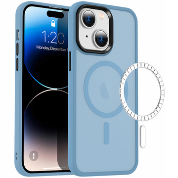 Захисний чохол MagMat для MagSafe для Apple iPhone 14 Matte Sierra Blue