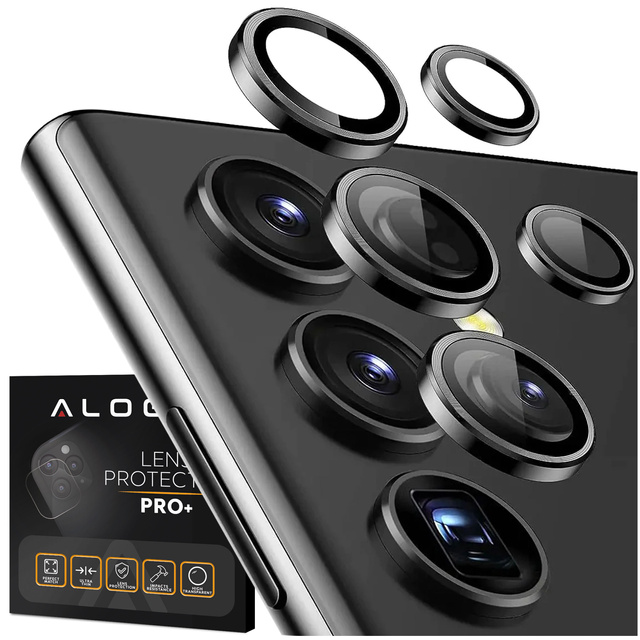 Sklo pro Samsung Galaxy S24 Ultra kryt objektivu fotoaparátu Objektiv fotoaparátu Alogy Lens Protector PRO Ochranný kryt