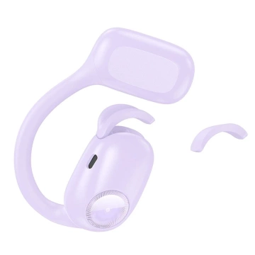HOCO EA3 TWS Kabellose Bluetooth-Kopfhörer – Lila mit Ladeetui