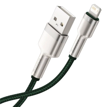 Kábel Baseus Cafule USB to Lightning, 2,4 A, 1 m (zelený)