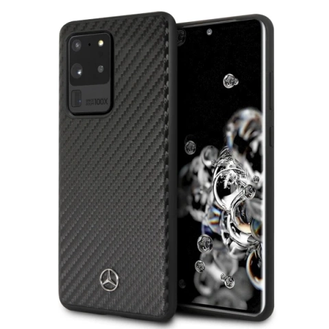 Pevné pouzdro Etui Mercedes MEHCS69SRCFBK pro Samsung Galaxy S20 Ultra G988 Dynamic