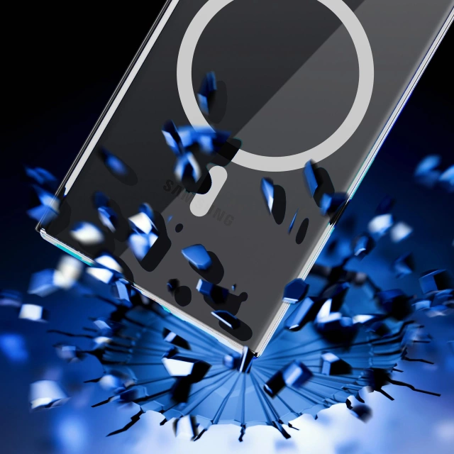 Protective case for Samsung Galaxy S24 Ultra 3mk Clear MagCase