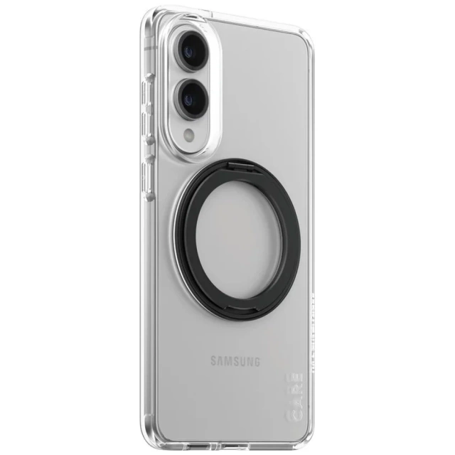 Pouzdro PanzerGlass QI s stojánkem pro Samsung Galaxy S25 Edge, průhledné