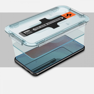 2x Загартоване скло Spigen Glas.TR "EZ FIT" для Samsung Galaxy S22