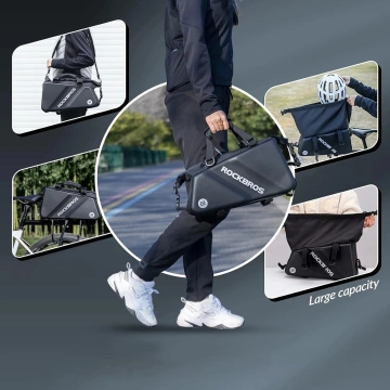 Rockbros 30140090001 Fahrradtasche für Kofferraum 11,6l – Schwarz
