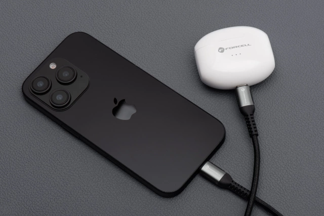 Кабель USB-C до USB-C Forcell 240W 5A QC 4.0 PD нейлоновий 3m Laptop Turbo