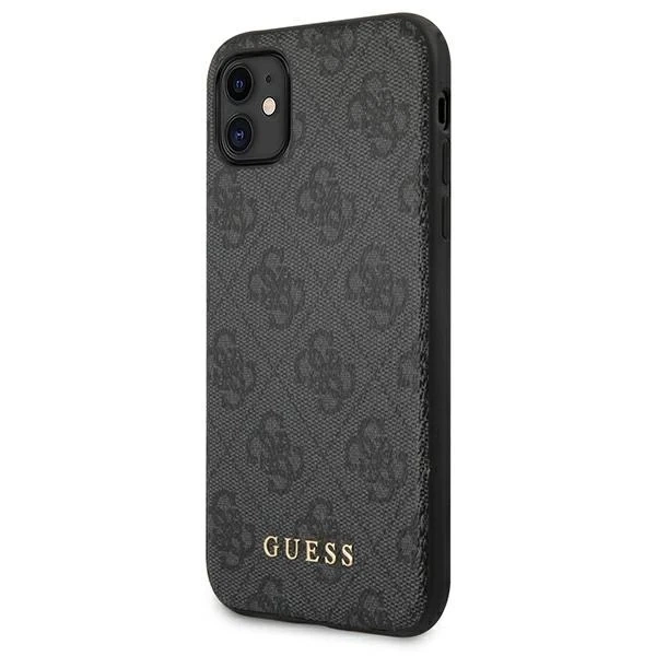 Etui Guess GUHCN61G4GFGR для iPhone 11 6,1" жорсткий чохол 4G Metal Gold Logo