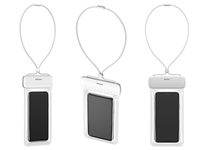 Baseus Waterproof waterproof case for 7.2'' phone IPX8 White