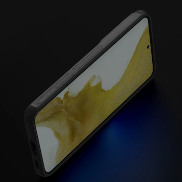 Броньований чохол Nillkin Textured S Case для Samsung Galaxy S23 з кришкою камери чорний