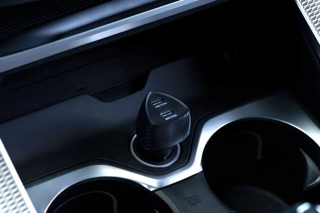 Autonabíjačka FORCELL F-ENERGY Carbon CC50-2C 2 x Type-C PD 3A 40W