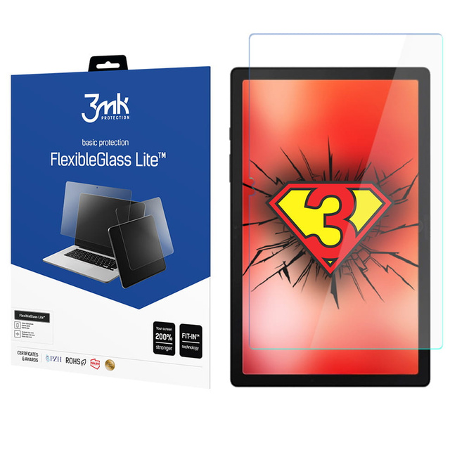 Nerozbitné hybridní sklo 3mk Flexible Glass Lite pro Galaxy Tab A8 10.5 2021 X200 / X205