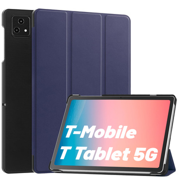Hülle für T-Mobile T Tablet 5G 10,36" Tablet-Hülle Alogy Book Cover Case Marineblau