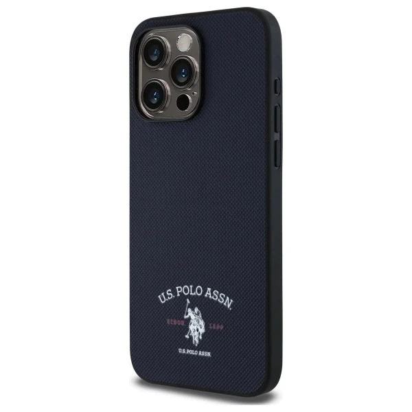Etui do iPhone 15 Pro Max US Polo Printed DH Logo Granatowe