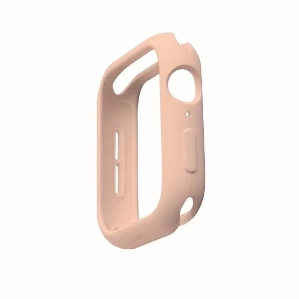 Корпус UNIQ Lino Apple Watch Series 4/5/6 / SE 44 мм. рожевий / рум'яна рожеві