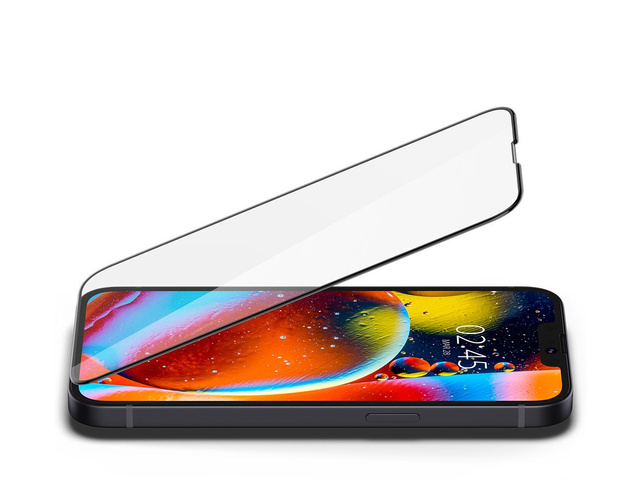 Загартоване скло Spigen Glas.tR Slim FC на чохол для Apple iPhone 13 Mini Black