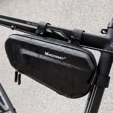 Wozinsky Fahrradrahmentasche 1,5 l schwarz (WBB10BK)