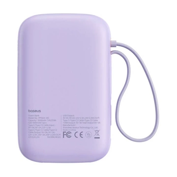 Baseus QPow 2 Powerbank 10000mAh 30W 2xUSB-C Purple