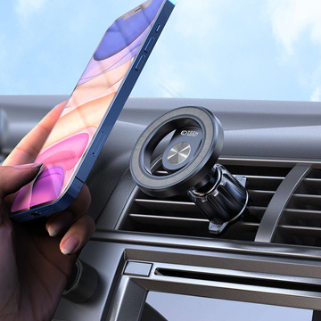 Magnetic MagSafe Vent Car Mount N53 car phone holder for the ventilation grille Black