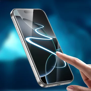 Schutzglas für Apple iPhone 16 Pro 3mk HardGlass Max Lite Verbesserter Displayschutz 9H Displayglas