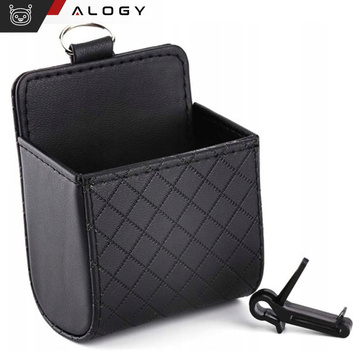 Držák organizéru na gril do auta držák mřížky do auta box na háček Alogy Car Air Vent Black