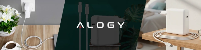 Зарядний пристрій для Apple MacBook Alogy Універсальний зарядний кабель 2 м USB-C до USB-C Швидка зарядка PowerDelivery PD 61W Білий