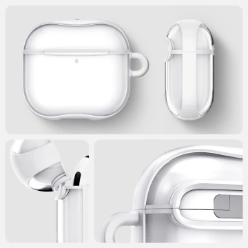 Protective Case For Apple Airpods 4 Ultra Hybrid Jet White