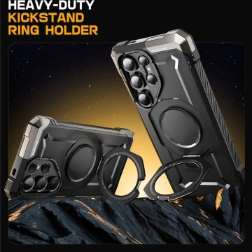 Puzdro Etui pre Samsung Galaxy S25 Ultra Supply UB Grip Mag MagSafe čierne