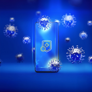 Protective foil for Motorola Edge 40 Neo - 3mk SilverProtection screen protector Antimicrobial