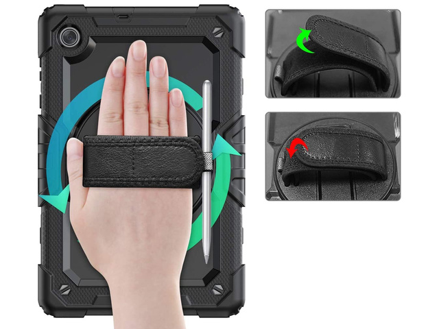 Alogy Pirate Armor pencil case with velcro and strap for Lenovo M10 Plus TB-X606