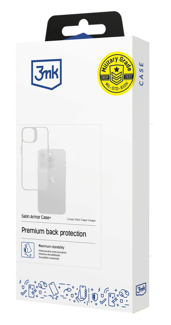 Etui 3mk Satin Armor Case Lila für Apple iPhone 16