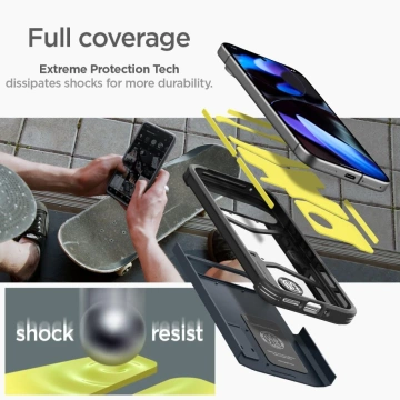 Hülle Spigen Tough Armor für Google Pixel 9 Pro XL Metal Slate