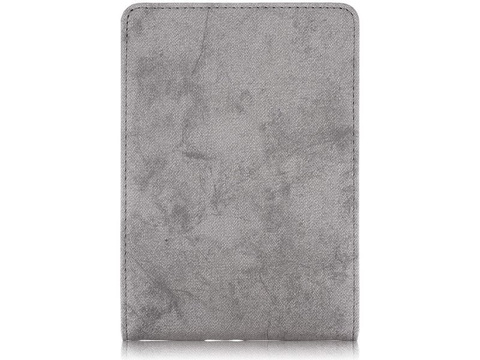 Alogy Slim Ledertasche für Kindle Paperwhite 4 2018/2019 Grau