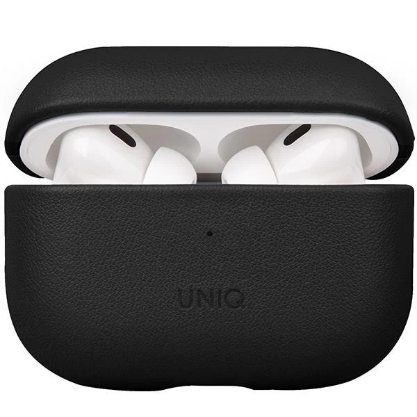 Ochranné pouzdro pro UNIQ Terrado AirPods Pro 2. gen. Genuine Leather black/dallas black