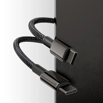 Baseus USB Type C - USB Type C kábel Napájanie Rýchle nabíjanie 100 W 5A 2m čierna (CATWJ-A01)