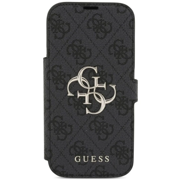 Etui Guess Book 4G Metal Logo do iPhone 17 Pro Black