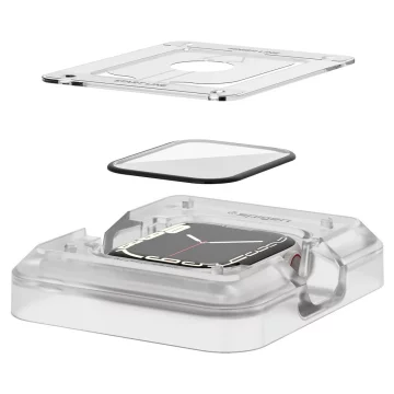 Гібридне скло spigen proflex "ez fit" 2-pack apple watch 7/8 (41 мм)